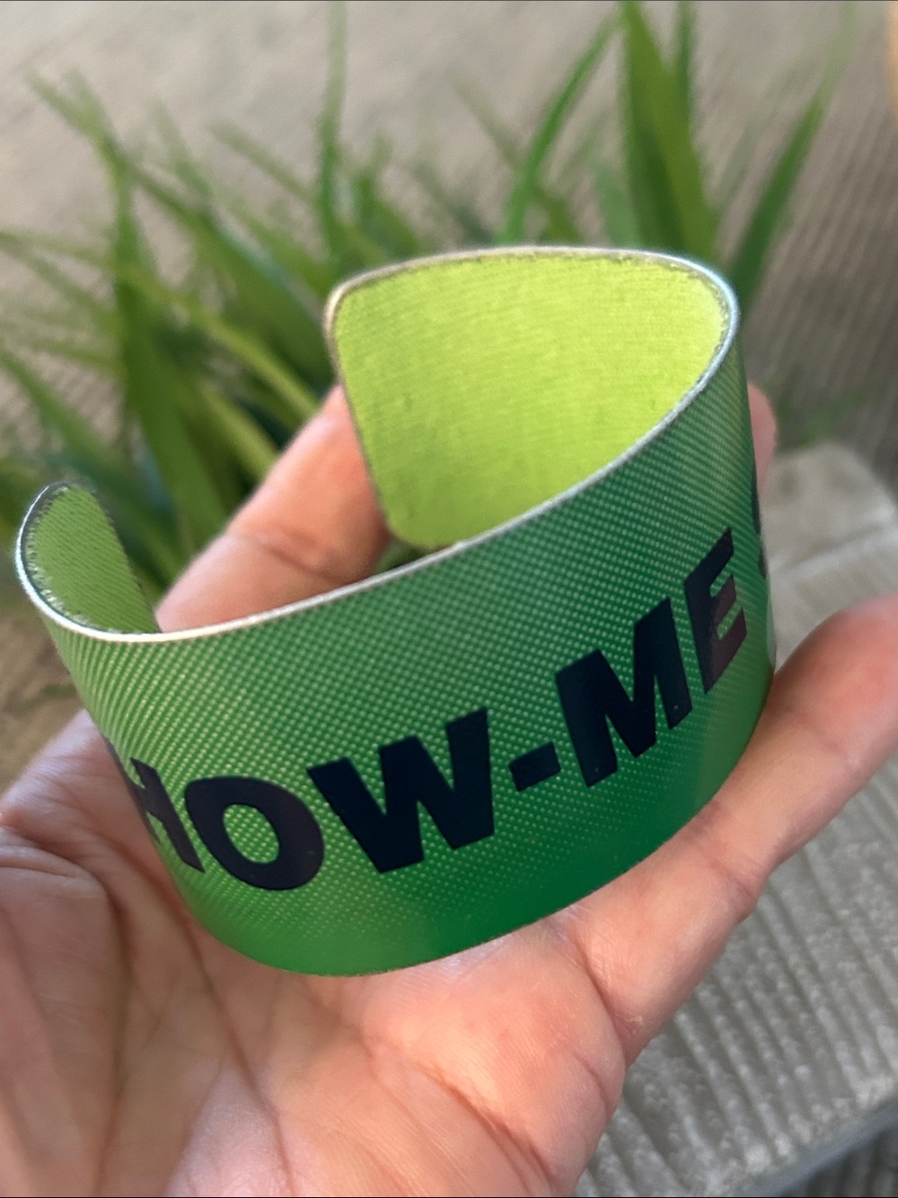 License plate Wristband Cuff Show Me State NEW handmade soft t-shirt interior OS